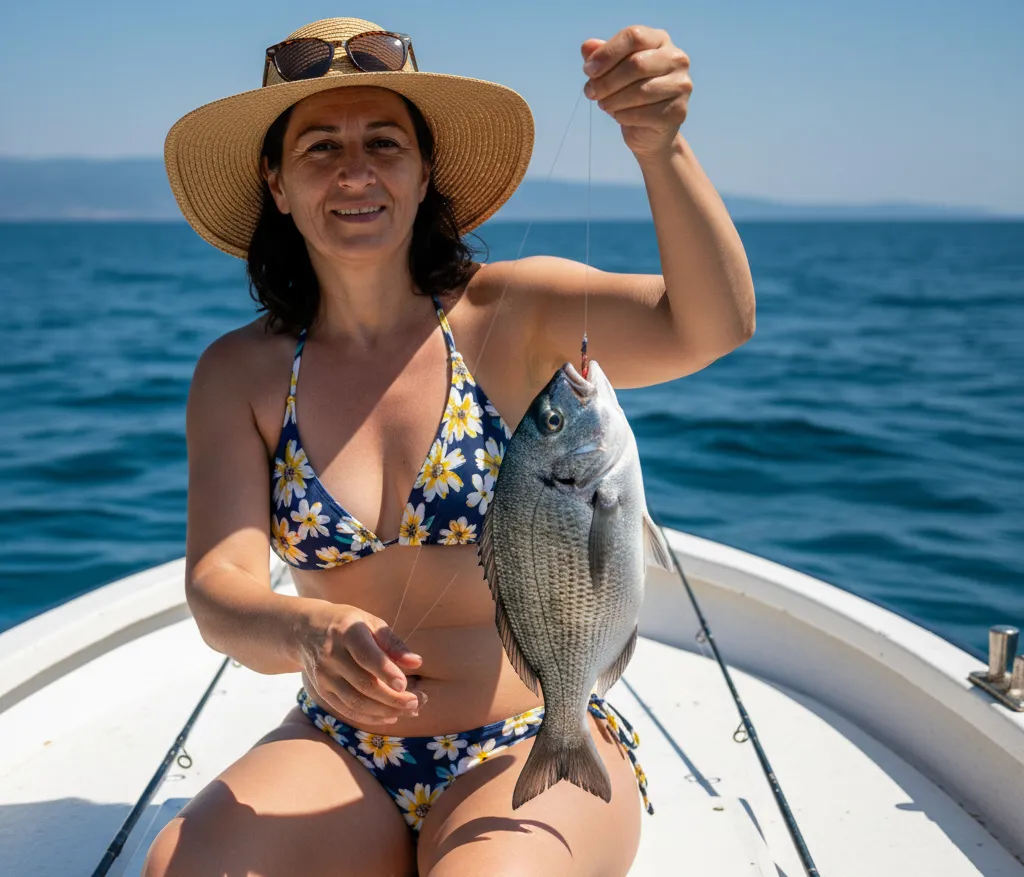 Pak diell, pak det dhe një Kantar i bukur! Sot vendosëm të dalim me varkë nga Shëngjini për të shijuar rrezet e fundit të ngrohta. Deti Adriatik ishte vaj. Peshkimi në thellësi (Bolentino) është gjithmonë argëtues kur ke shoqëri të mirë. 🚤☀️👙 #kantar #shengjin #adriaticsea #boatfishing #shqiperia #pushime