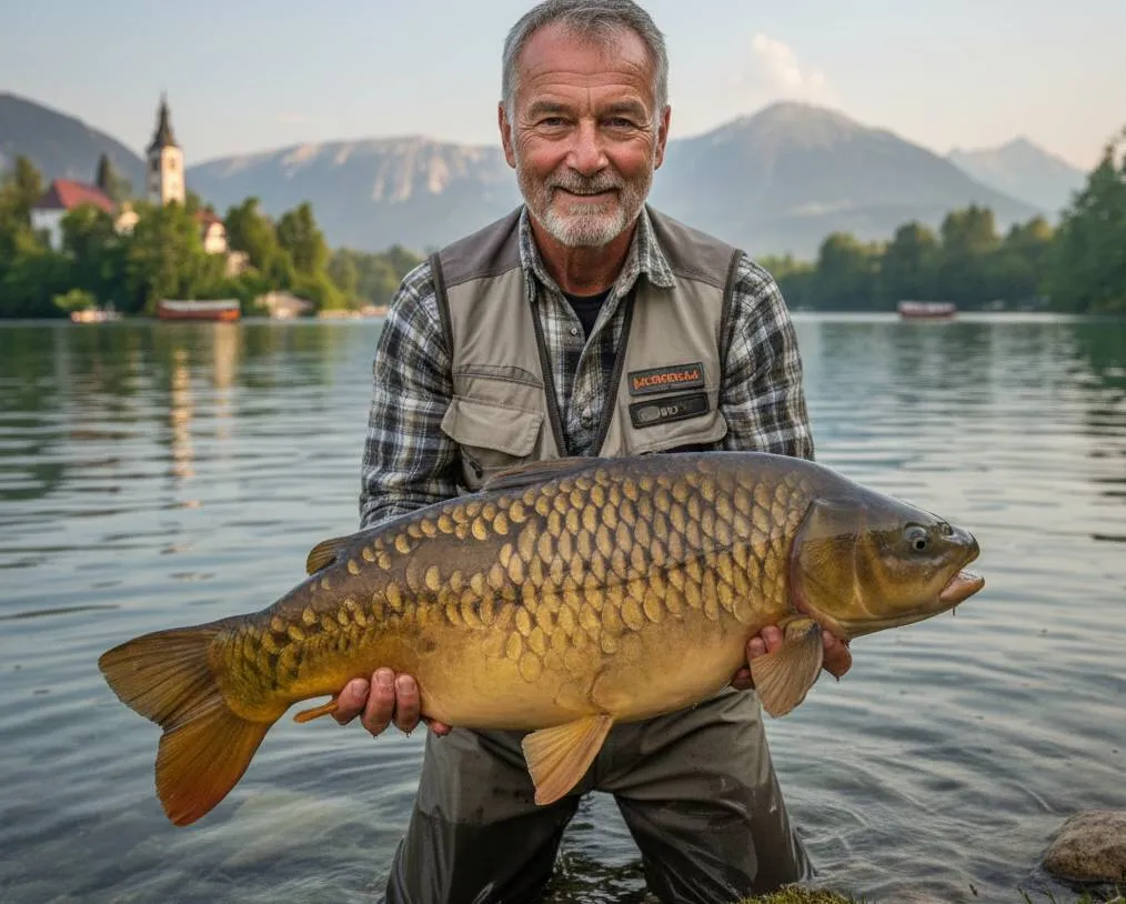 Na Bledu pravi spektakel! Kapitalni divlji šaran 92 cm i 14,8 kg na boilu od 24 mm (scopex–squid). Borba je trajala 18 minut – kot da sem na vrvici imel lokomotivo! Po nekaj hitrih fotkah takoj nazaj v vodo, kjer sodi. Hvala Bledu za še eno nepozabno doživetje. Šaran je pravi kralj jezer! 🎣👑 #catchandrelease #krapolov #Bled #kapitalec #divljišaran